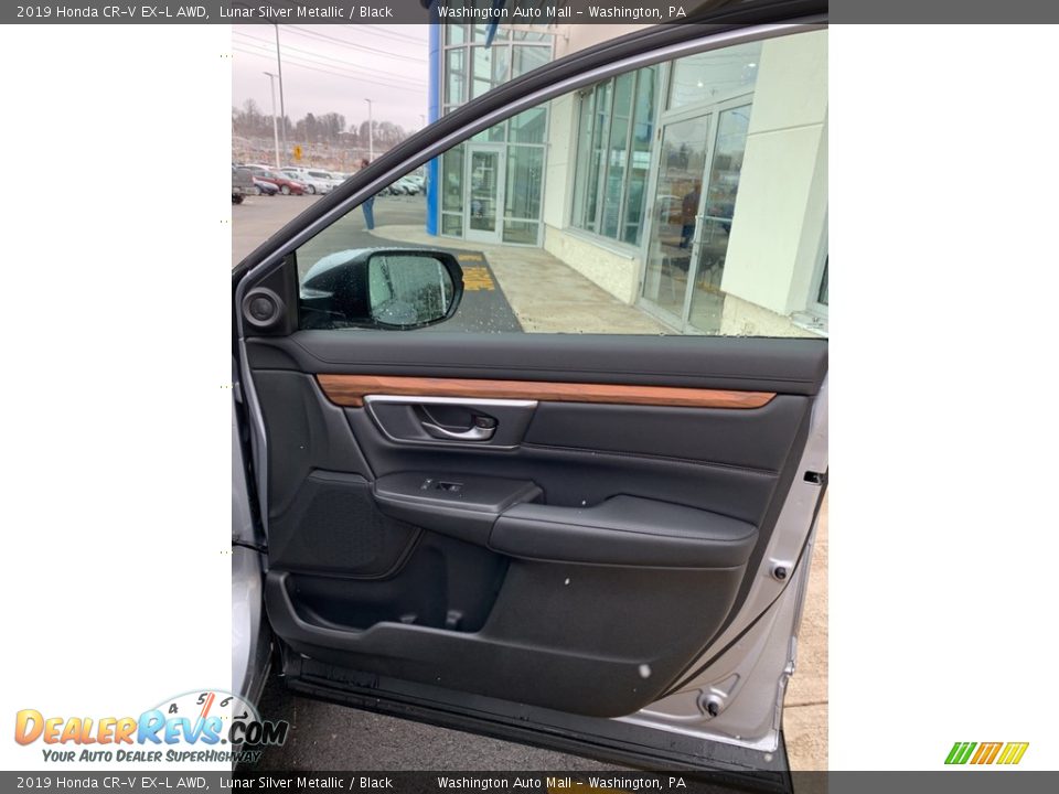 2019 Honda CR-V EX-L AWD Lunar Silver Metallic / Black Photo #28