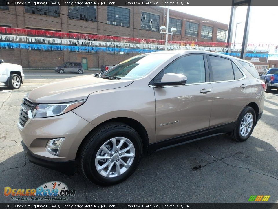 2019 Chevrolet Equinox LT AWD Sandy Ridge Metallic / Jet Black Photo #7