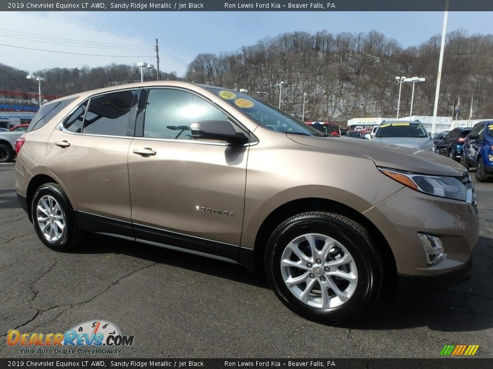 2019 Chevrolet Equinox LT AWD Sandy Ridge Metallic / Jet Black Photo #9