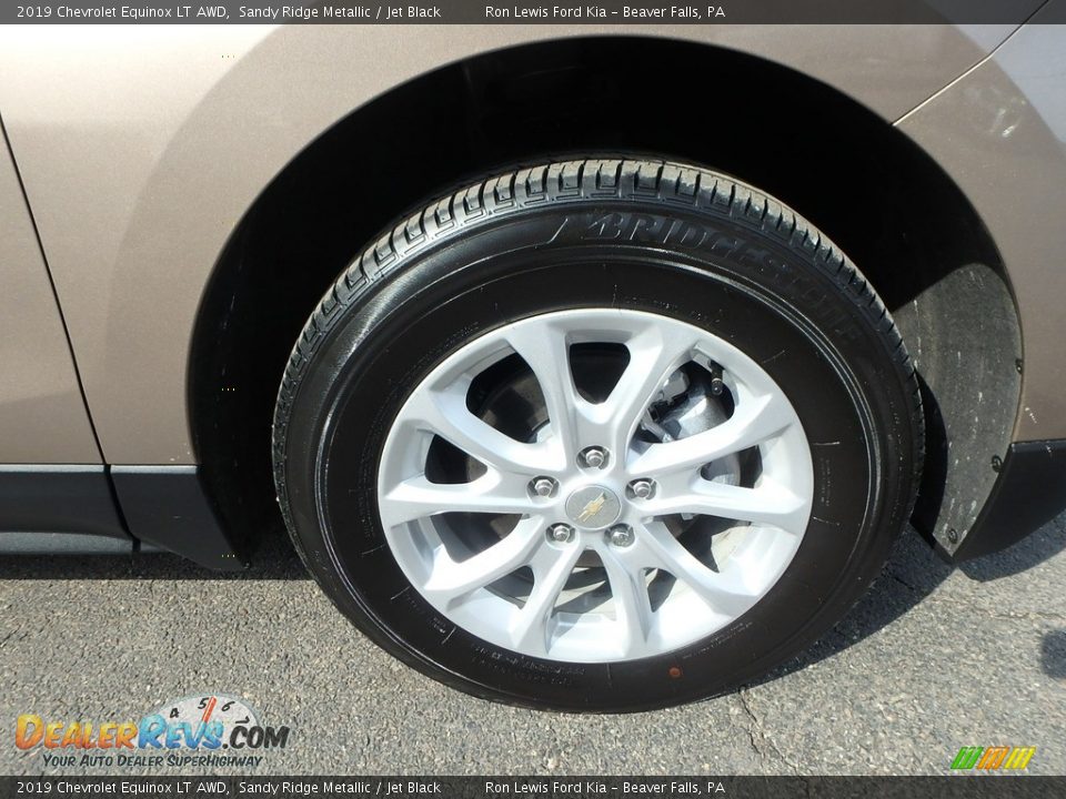 2019 Chevrolet Equinox LT AWD Sandy Ridge Metallic / Jet Black Photo #10