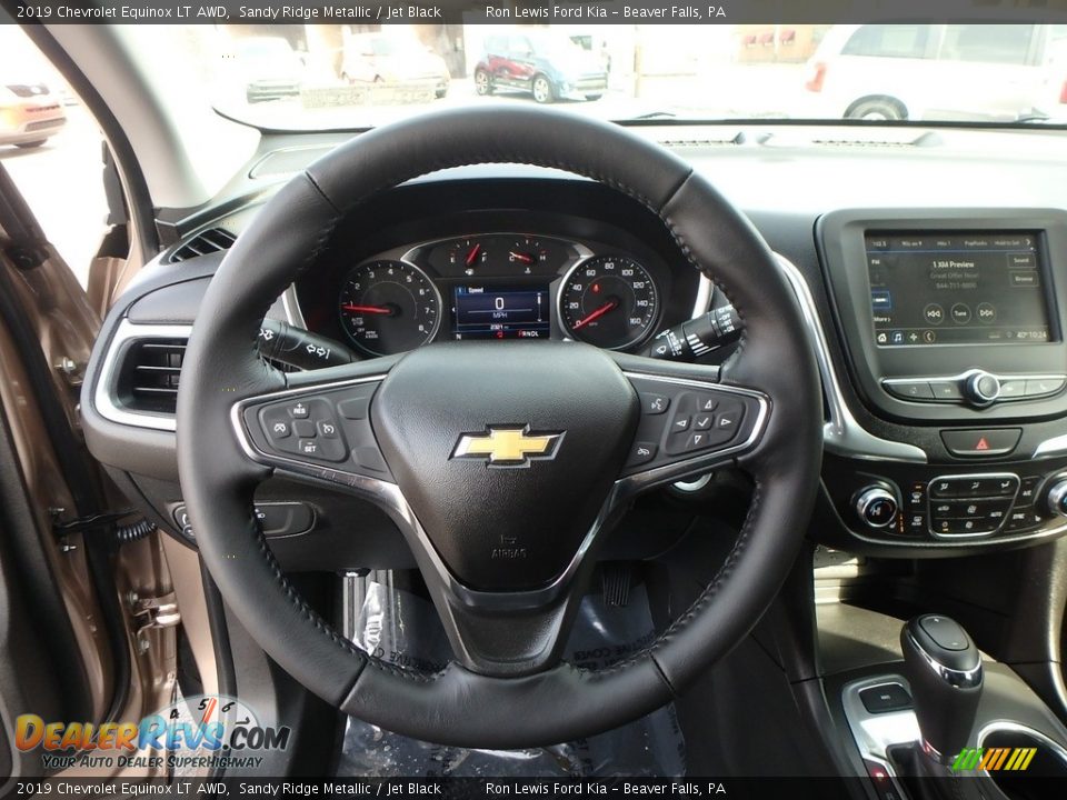 2019 Chevrolet Equinox LT AWD Sandy Ridge Metallic / Jet Black Photo #17