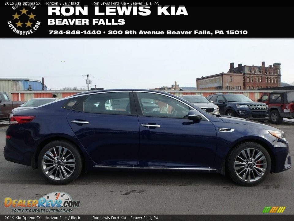 2019 Kia Optima SX Horizon Blue / Black Photo #1
