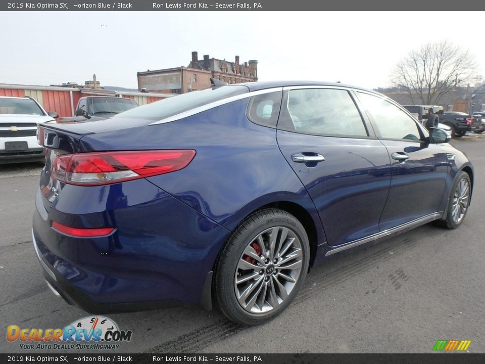 2019 Kia Optima SX Horizon Blue / Black Photo #2