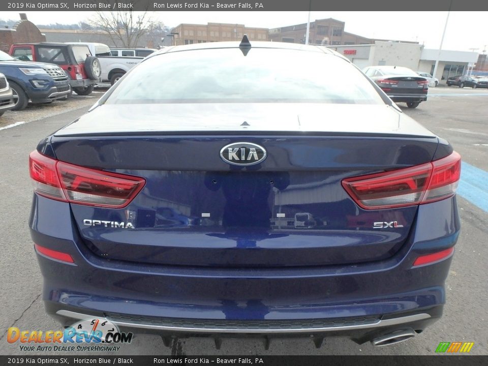 2019 Kia Optima SX Horizon Blue / Black Photo #3