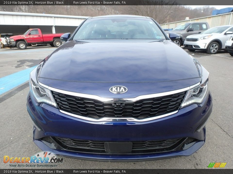 2019 Kia Optima SX Horizon Blue / Black Photo #7