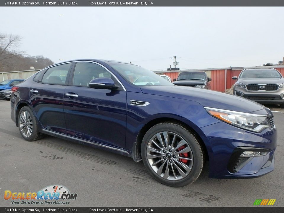Horizon Blue 2019 Kia Optima SX Photo #8