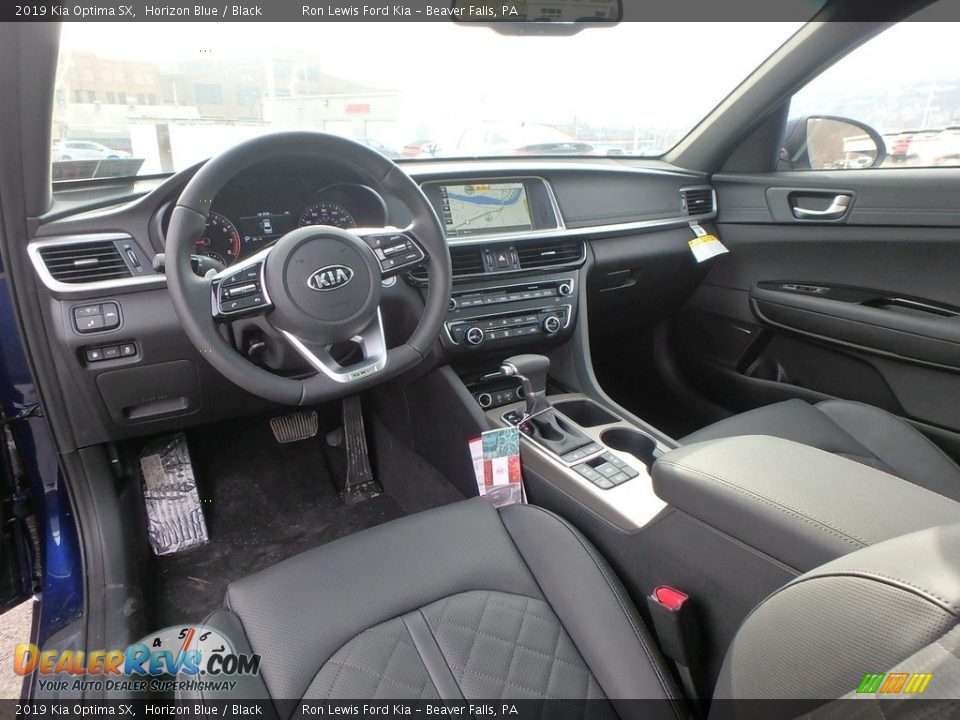 Black Interior - 2019 Kia Optima SX Photo #12