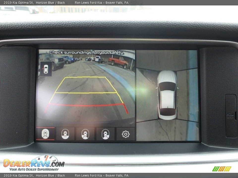 2019 Kia Optima SX Horizon Blue / Black Photo #19