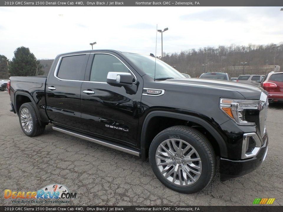 2019 GMC Sierra 1500 Denali Crew Cab 4WD Onyx Black / Jet Black Photo #3