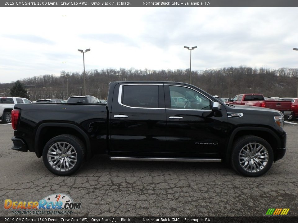 2019 GMC Sierra 1500 Denali Crew Cab 4WD Onyx Black / Jet Black Photo #4