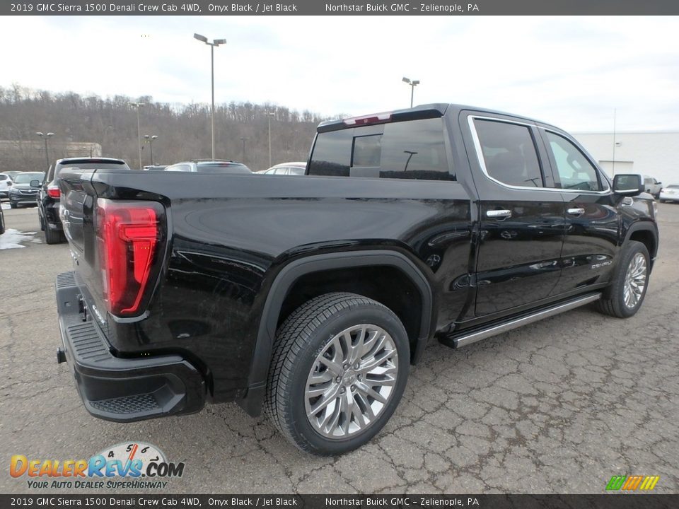 2019 GMC Sierra 1500 Denali Crew Cab 4WD Onyx Black / Jet Black Photo #5