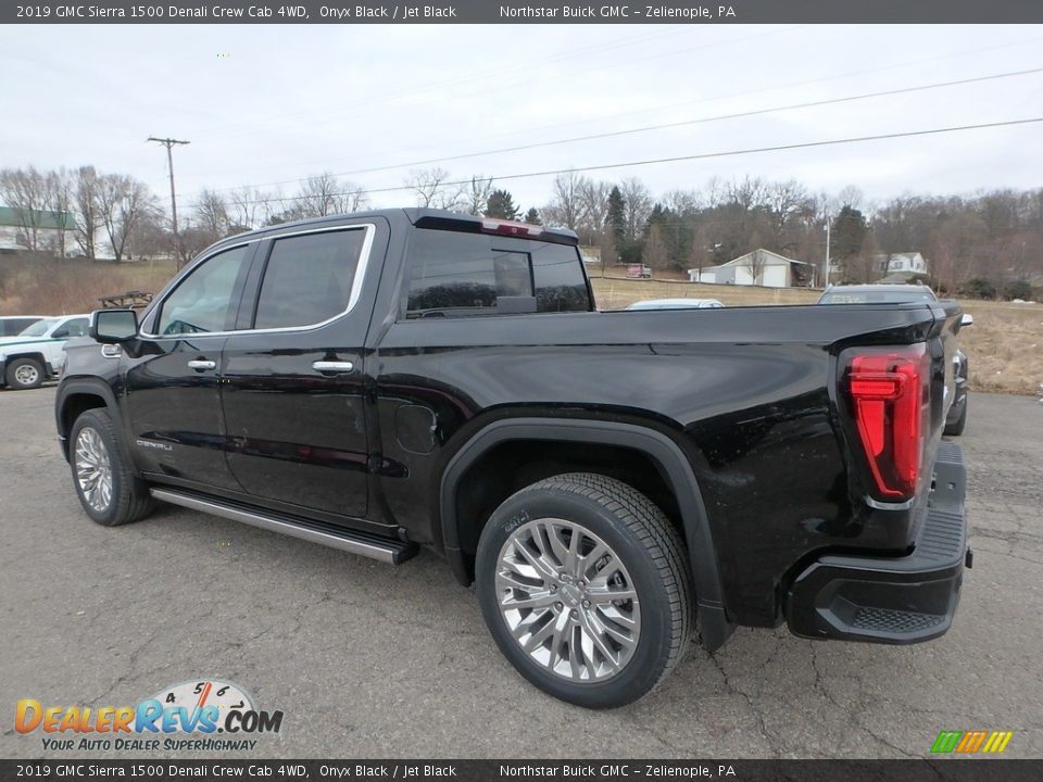 2019 GMC Sierra 1500 Denali Crew Cab 4WD Onyx Black / Jet Black Photo #7