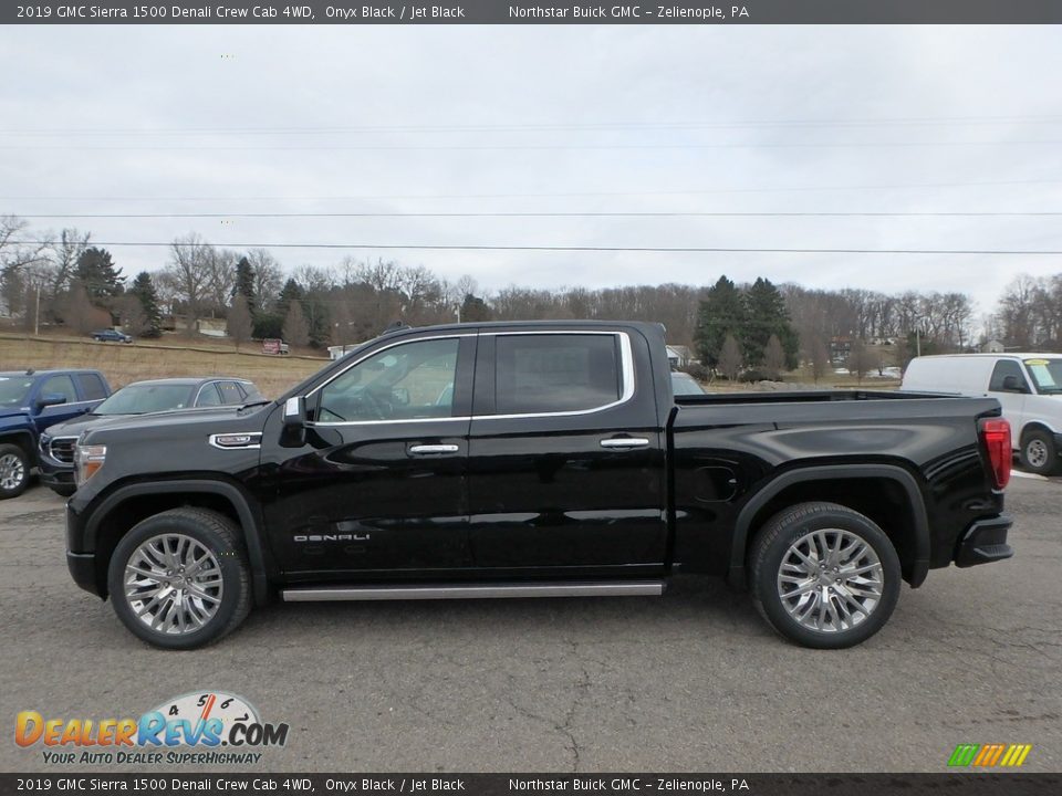 2019 GMC Sierra 1500 Denali Crew Cab 4WD Onyx Black / Jet Black Photo #8