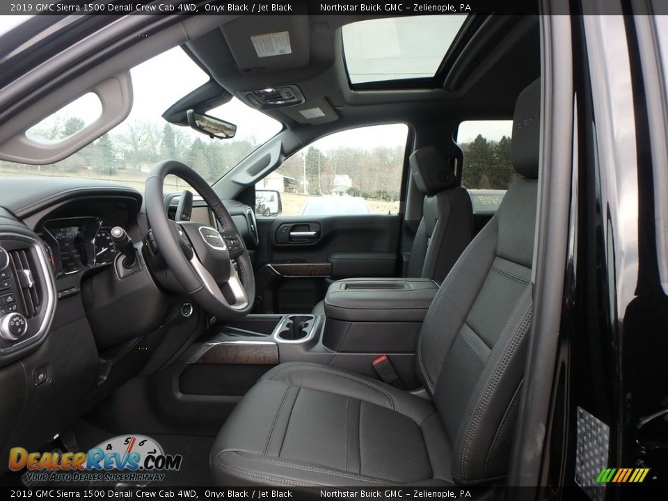 2019 GMC Sierra 1500 Denali Crew Cab 4WD Onyx Black / Jet Black Photo #10