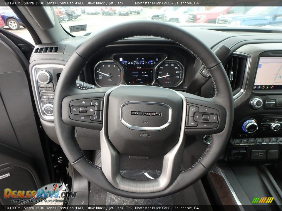 2019 GMC Sierra 1500 Denali Crew Cab 4WD Onyx Black / Jet Black Photo #15