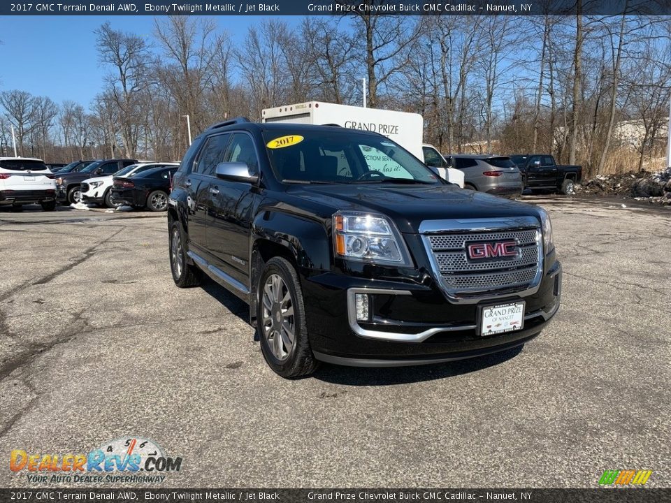 2017 GMC Terrain Denali AWD Ebony Twilight Metallic / Jet Black Photo #1