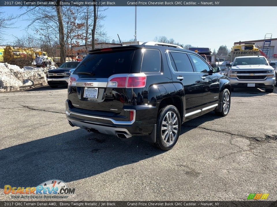 2017 GMC Terrain Denali AWD Ebony Twilight Metallic / Jet Black Photo #4