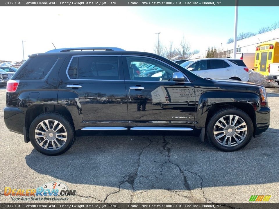 2017 GMC Terrain Denali AWD Ebony Twilight Metallic / Jet Black Photo #5