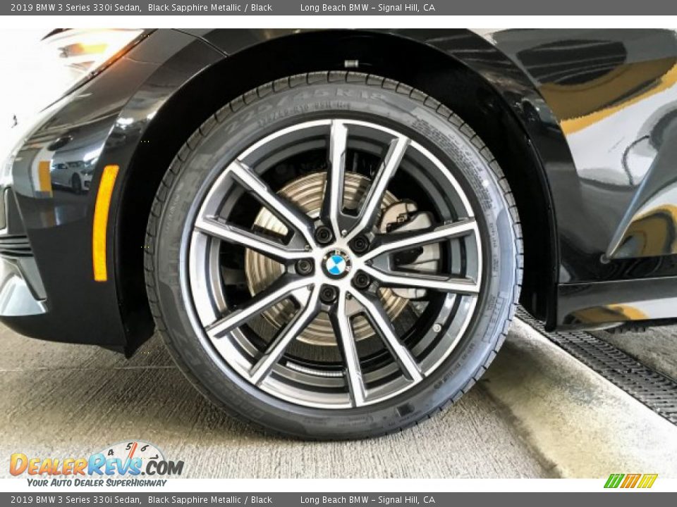 2019 BMW 3 Series 330i Sedan Black Sapphire Metallic / Black Photo #9
