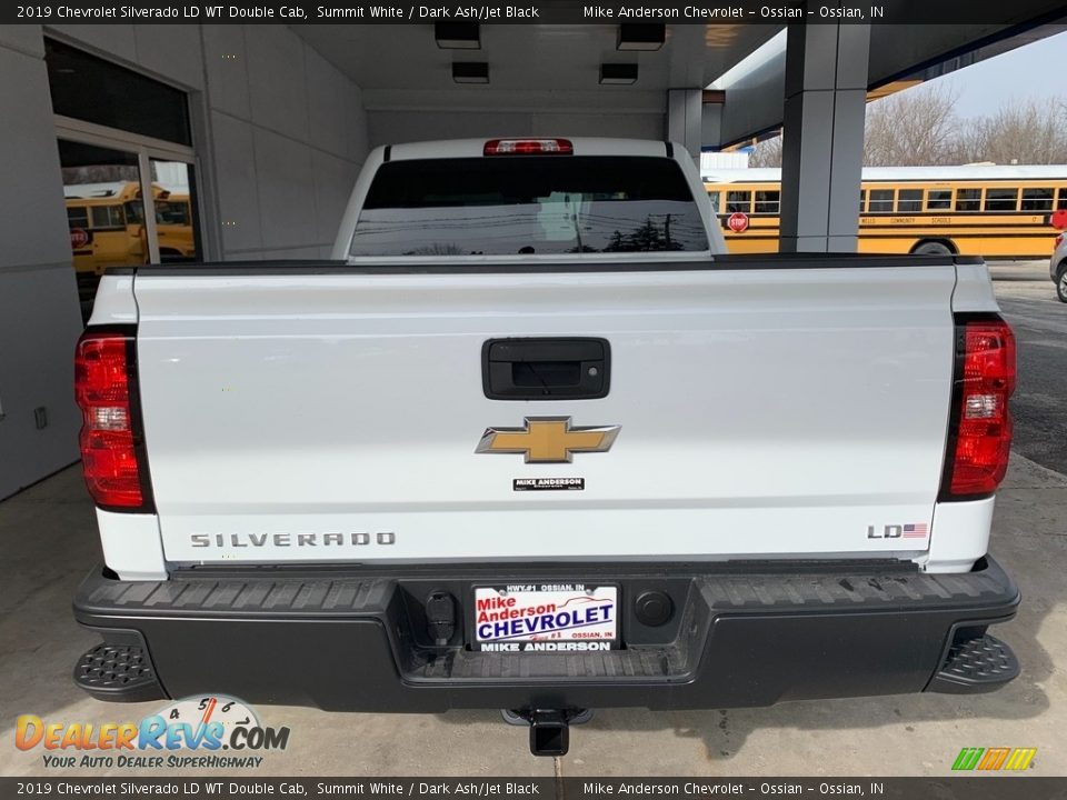 2019 Chevrolet Silverado LD WT Double Cab Summit White / Dark Ash/Jet Black Photo #7