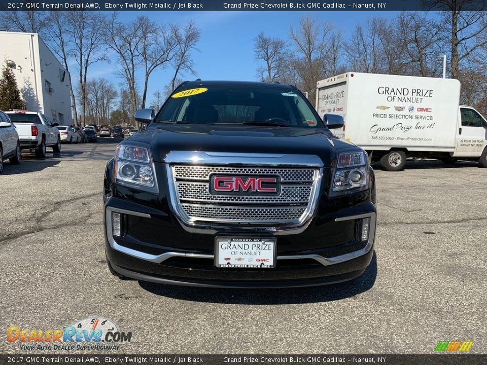 2017 GMC Terrain Denali AWD Ebony Twilight Metallic / Jet Black Photo #7