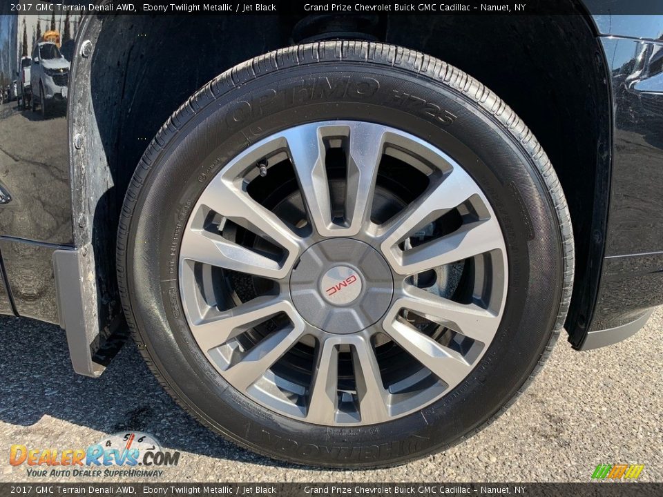 2017 GMC Terrain Denali AWD Ebony Twilight Metallic / Jet Black Photo #8