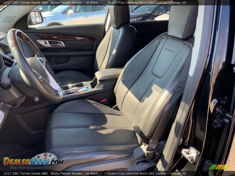 2017 GMC Terrain Denali AWD Ebony Twilight Metallic / Jet Black Photo #11