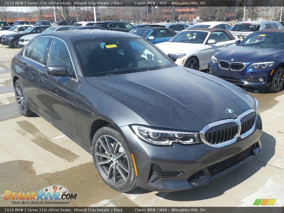 2019 BMW 3 Series 330i xDrive Sedan Mineral Gray Metallic / Black Photo #1