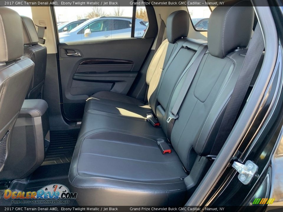 2017 GMC Terrain Denali AWD Ebony Twilight Metallic / Jet Black Photo #12