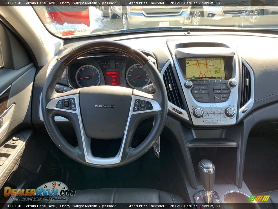 2017 GMC Terrain Denali AWD Ebony Twilight Metallic / Jet Black Photo #13