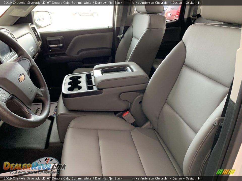 2019 Chevrolet Silverado LD WT Double Cab Summit White / Dark Ash/Jet Black Photo #15