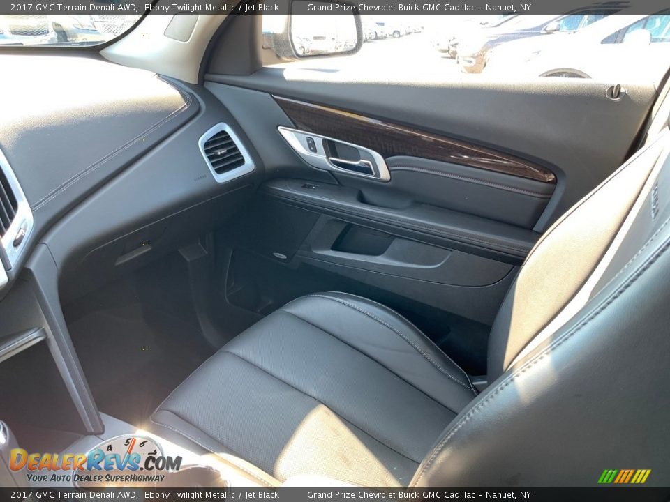 2017 GMC Terrain Denali AWD Ebony Twilight Metallic / Jet Black Photo #15