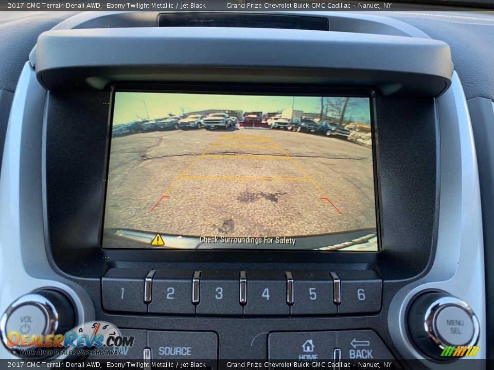 2017 GMC Terrain Denali AWD Ebony Twilight Metallic / Jet Black Photo #17