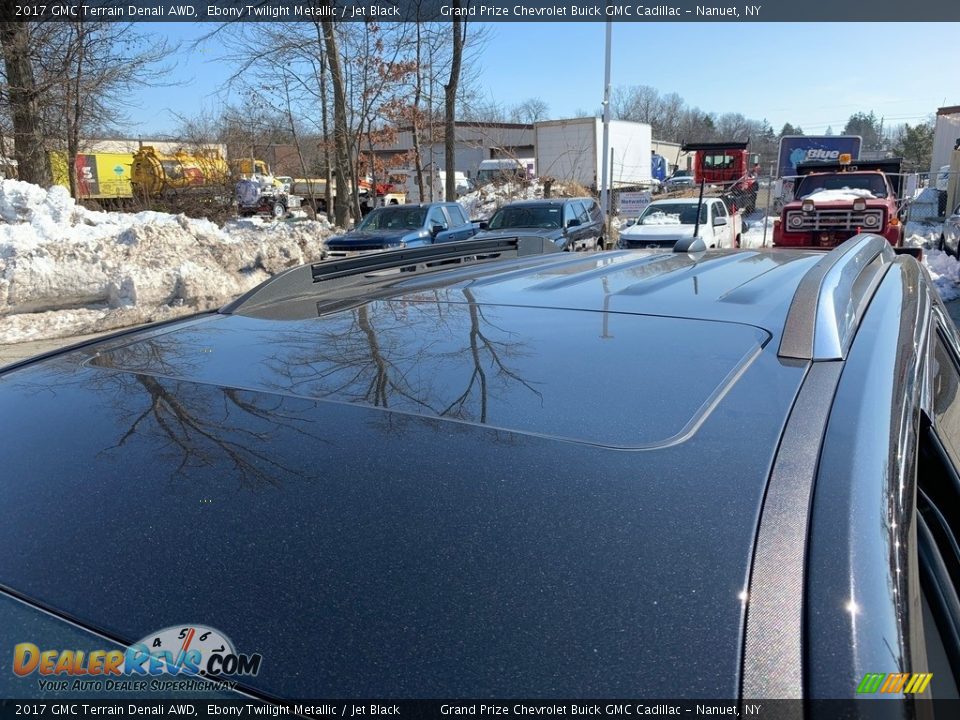 2017 GMC Terrain Denali AWD Ebony Twilight Metallic / Jet Black Photo #18