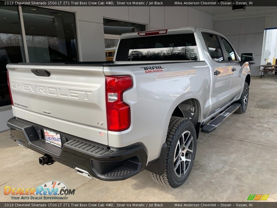 2019 Chevrolet Silverado 1500 LT Z71 Trail Boss Crew Cab 4WD Silver Ice Metallic / Jet Black Photo #6