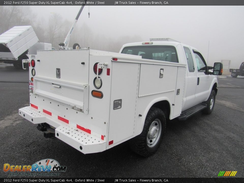 2012 Ford F250 Super Duty XL SuperCab 4x4 Oxford White / Steel Photo #5