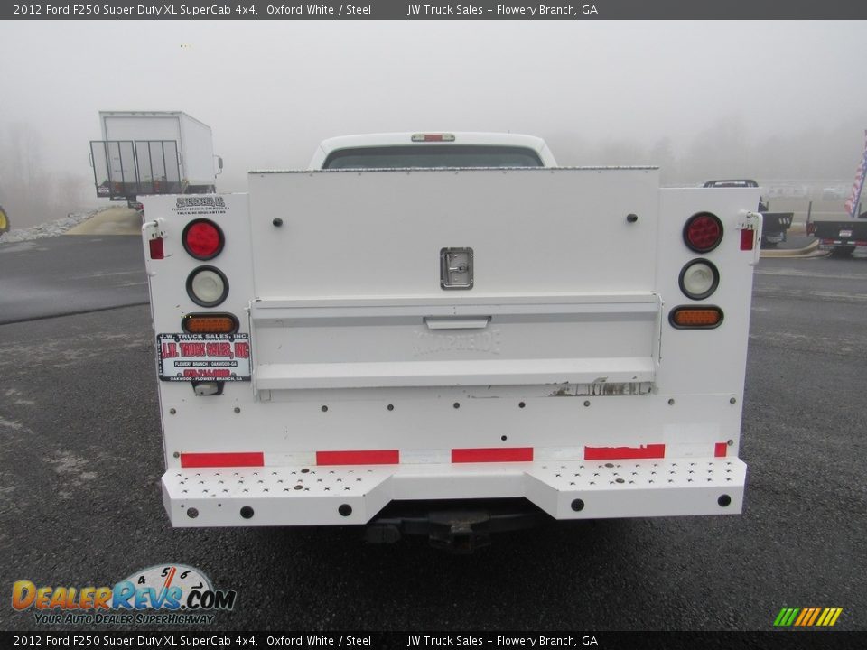 2012 Ford F250 Super Duty XL SuperCab 4x4 Oxford White / Steel Photo #11