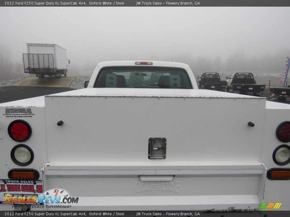 2012 Ford F250 Super Duty XL SuperCab 4x4 Oxford White / Steel Photo #13