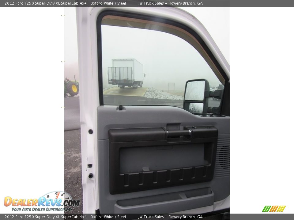 2012 Ford F250 Super Duty XL SuperCab 4x4 Oxford White / Steel Photo #17