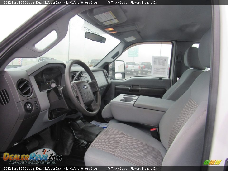 2012 Ford F250 Super Duty XL SuperCab 4x4 Oxford White / Steel Photo #20