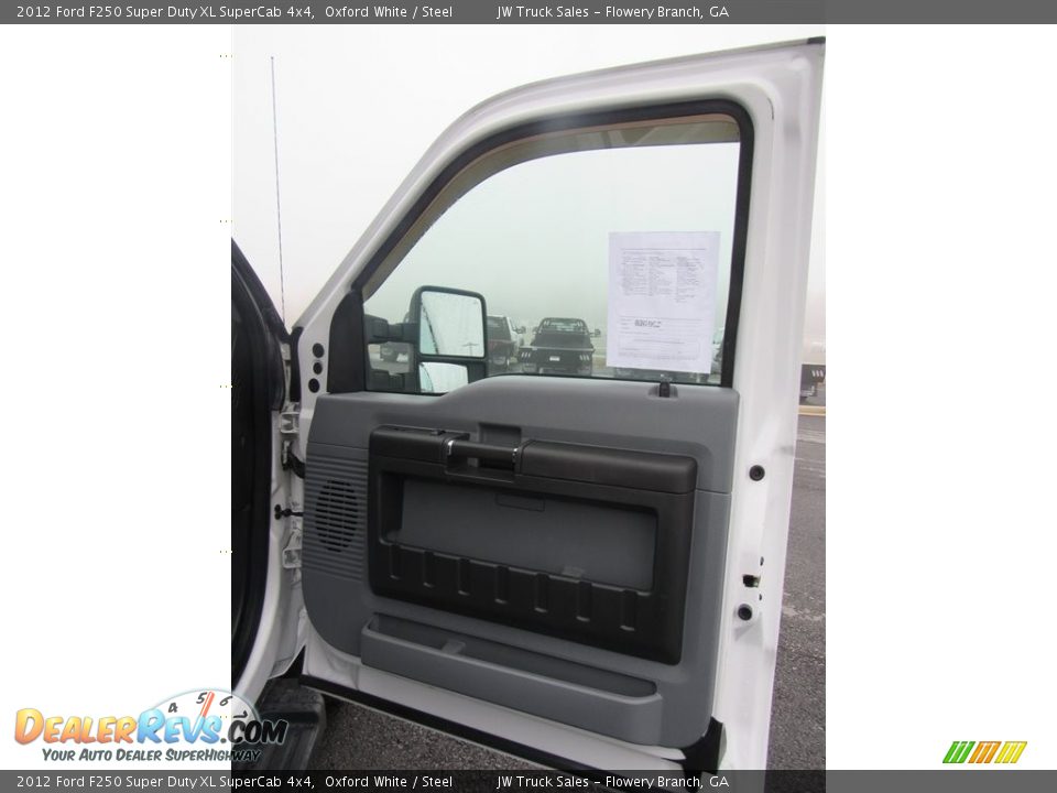 2012 Ford F250 Super Duty XL SuperCab 4x4 Oxford White / Steel Photo #26