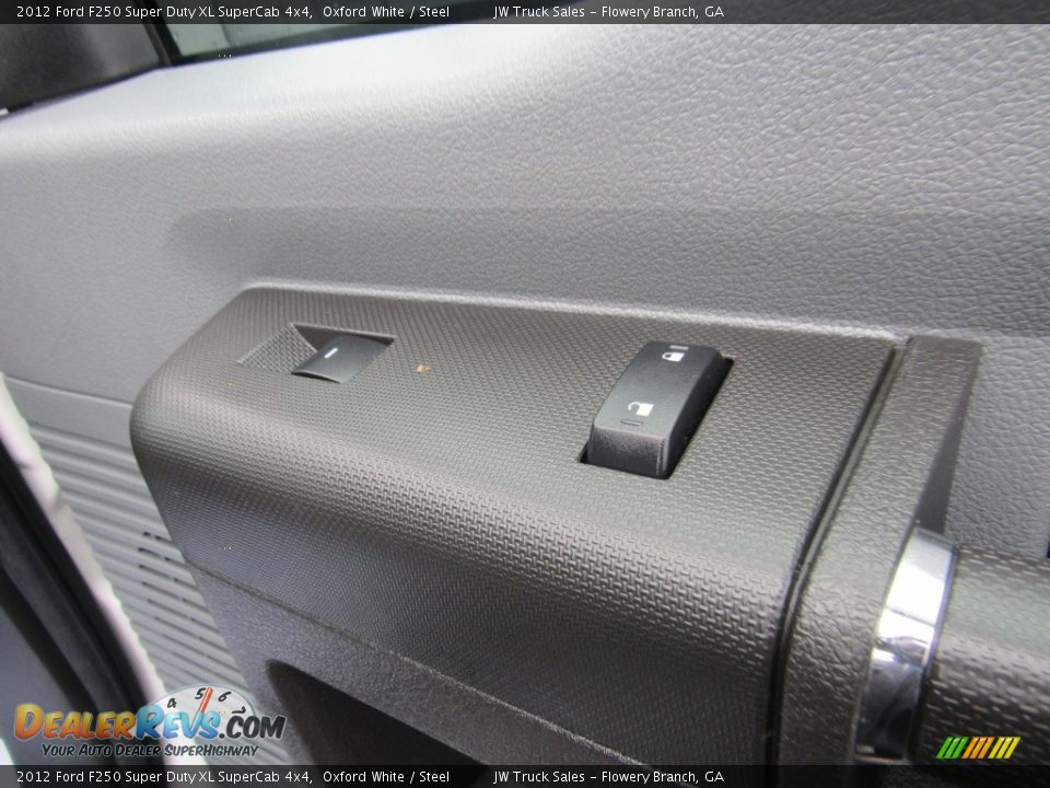 2012 Ford F250 Super Duty XL SuperCab 4x4 Oxford White / Steel Photo #27