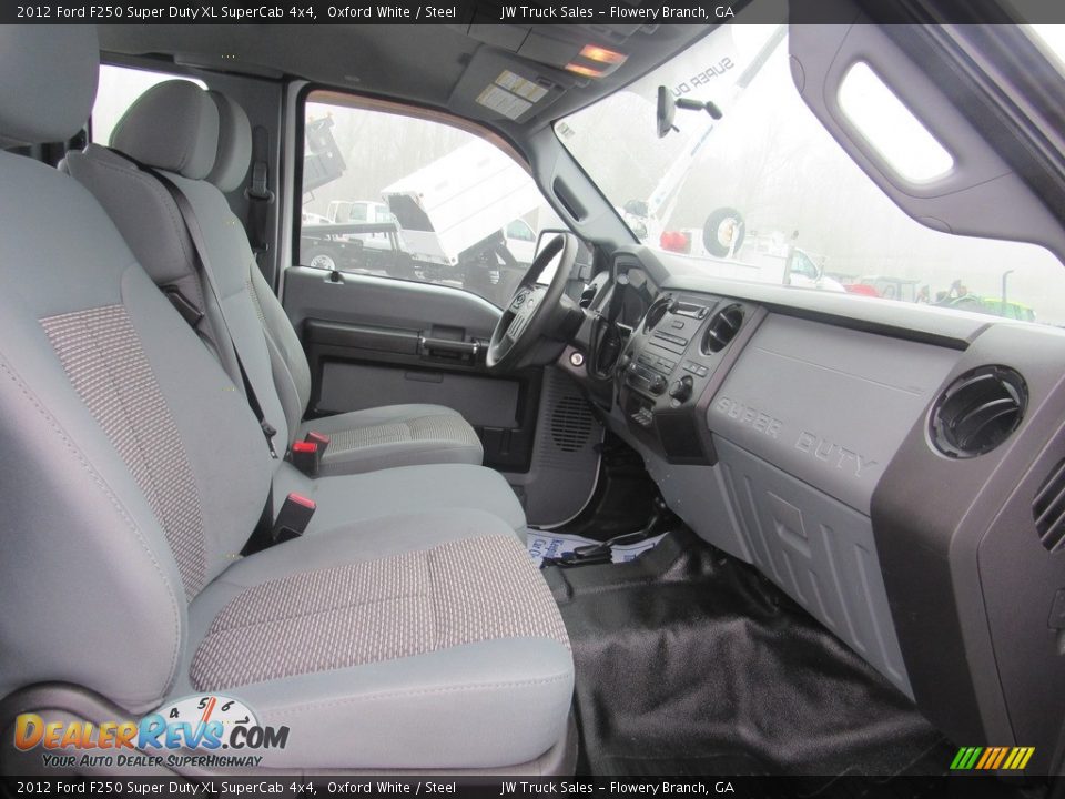 2012 Ford F250 Super Duty XL SuperCab 4x4 Oxford White / Steel Photo #29