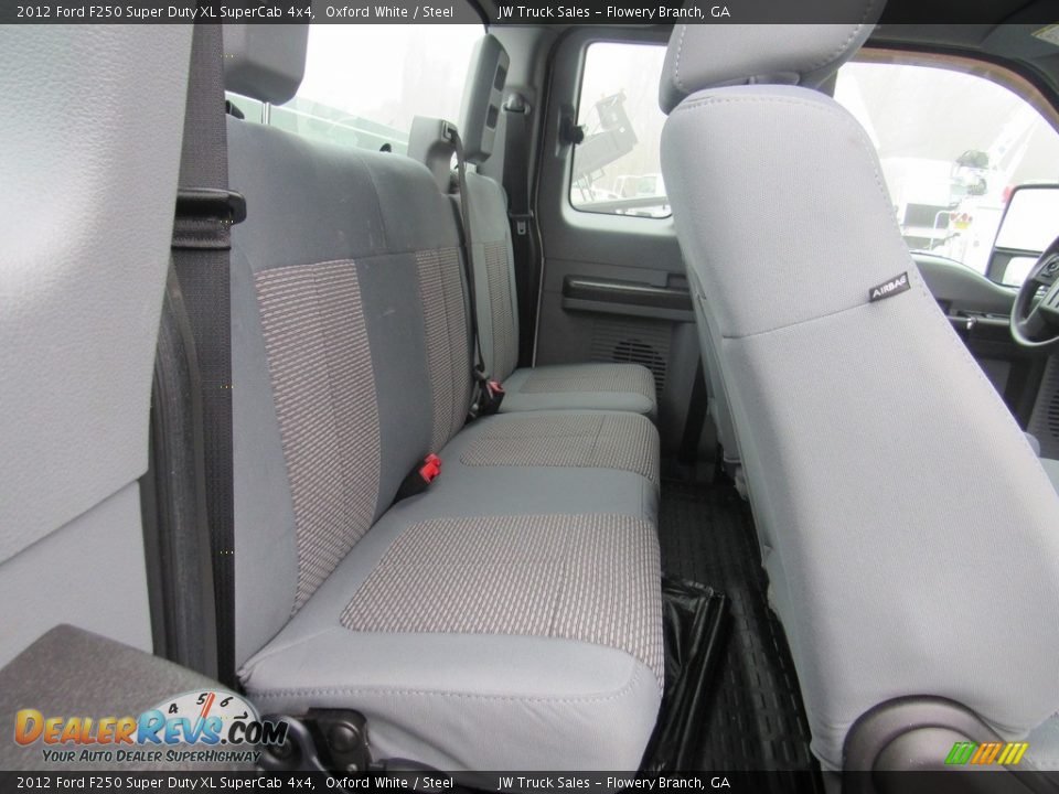 2012 Ford F250 Super Duty XL SuperCab 4x4 Oxford White / Steel Photo #33