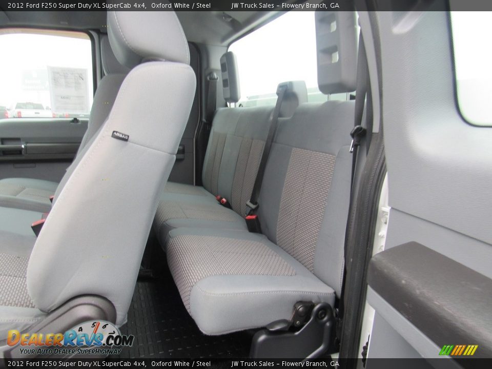 2012 Ford F250 Super Duty XL SuperCab 4x4 Oxford White / Steel Photo #35