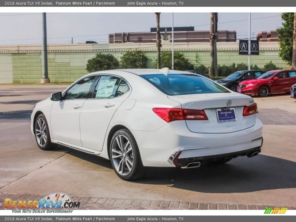 2019 Acura TLX V6 Sedan Platinum White Pearl / Parchment Photo #5