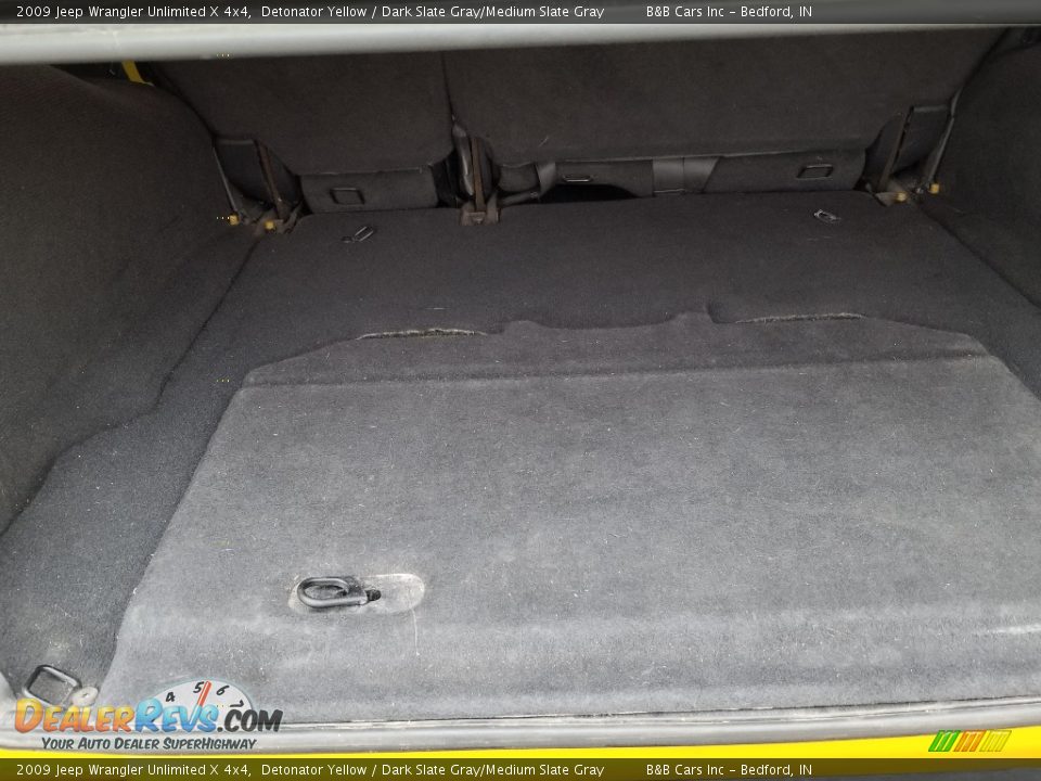 2009 Jeep Wrangler Unlimited X 4x4 Detonator Yellow / Dark Slate Gray/Medium Slate Gray Photo #14