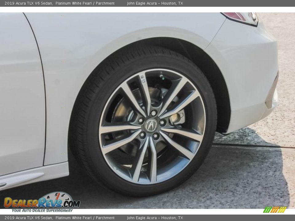 2019 Acura TLX V6 Sedan Platinum White Pearl / Parchment Photo #10