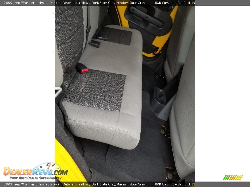 2009 Jeep Wrangler Unlimited X 4x4 Detonator Yellow / Dark Slate Gray/Medium Slate Gray Photo #16