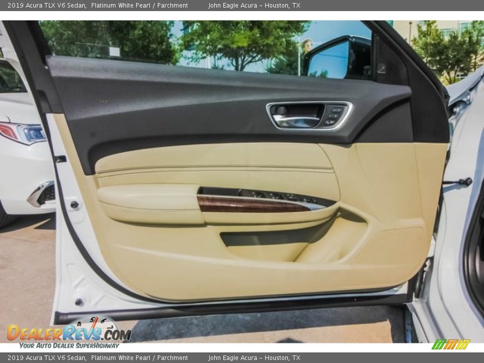 2019 Acura TLX V6 Sedan Platinum White Pearl / Parchment Photo #15